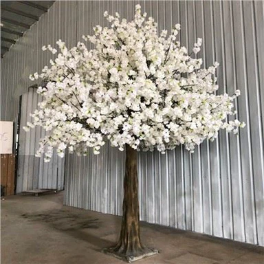 Cây hoa anh đào trắng nhân tạo